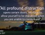 Focused Distraction Is A Creative Technique #IWSG&nbsp;#AMWRITING
